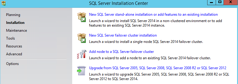 sqlserver fresh build
